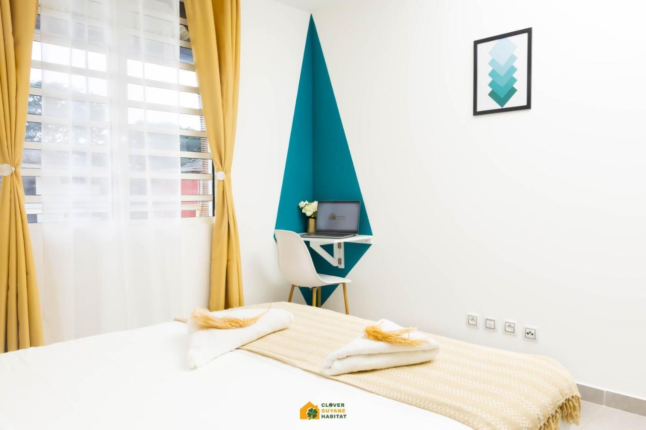 La Geometrie A 5 Minutes Du Centre-Ville Et De La Plage Cayenne Ngoại thất bức ảnh